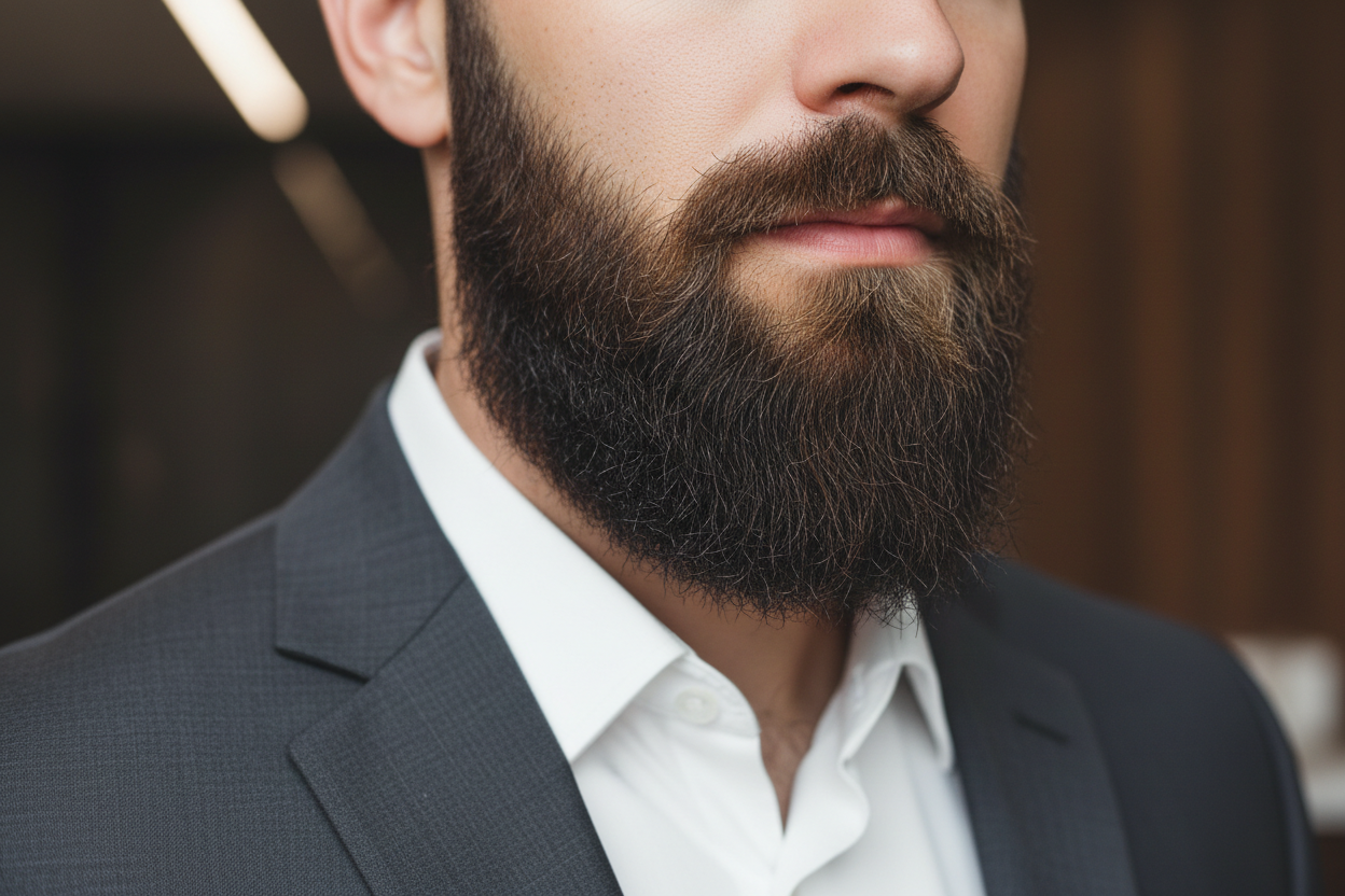 well cared professional beard